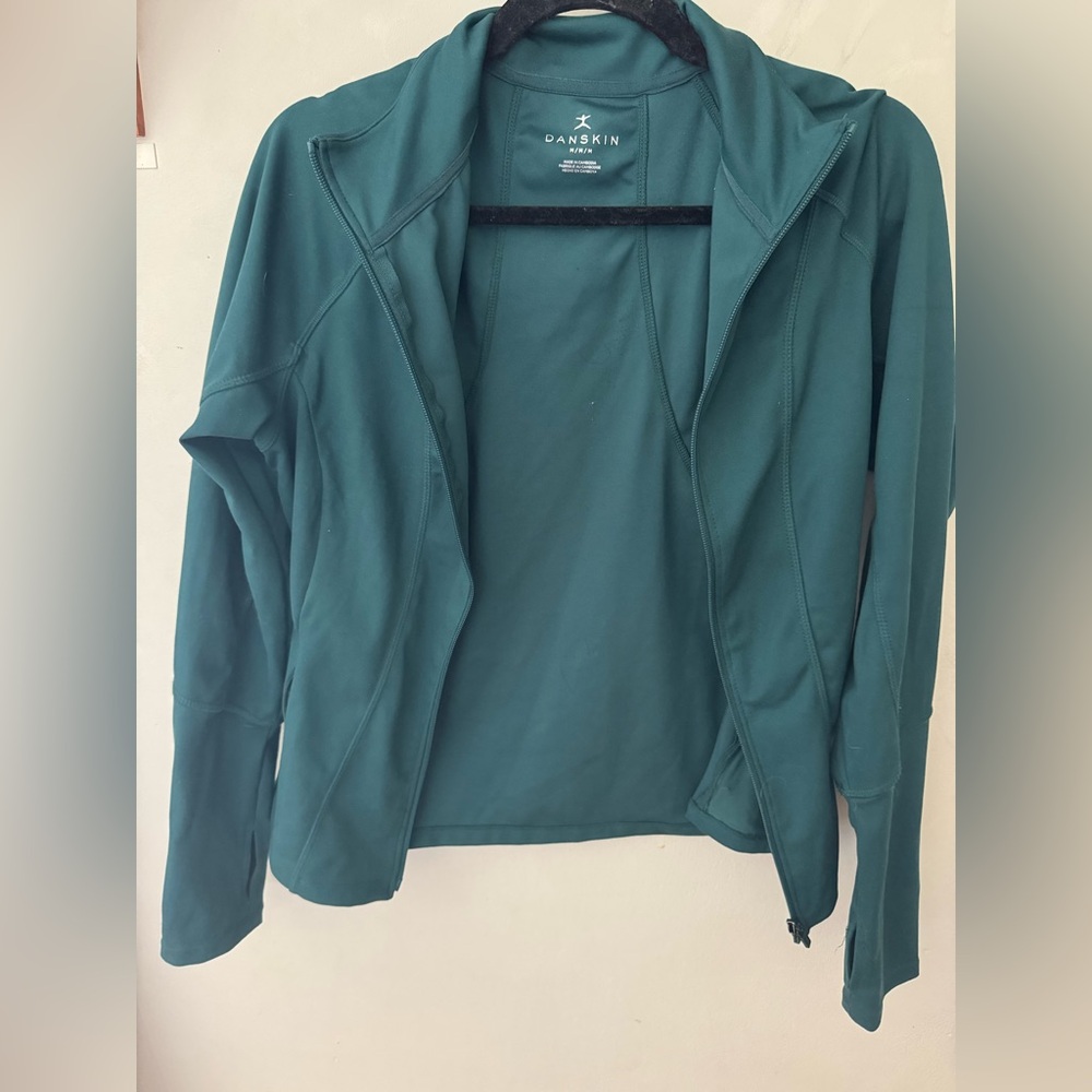 Danskin Women's Teal Zip-Up Jacket